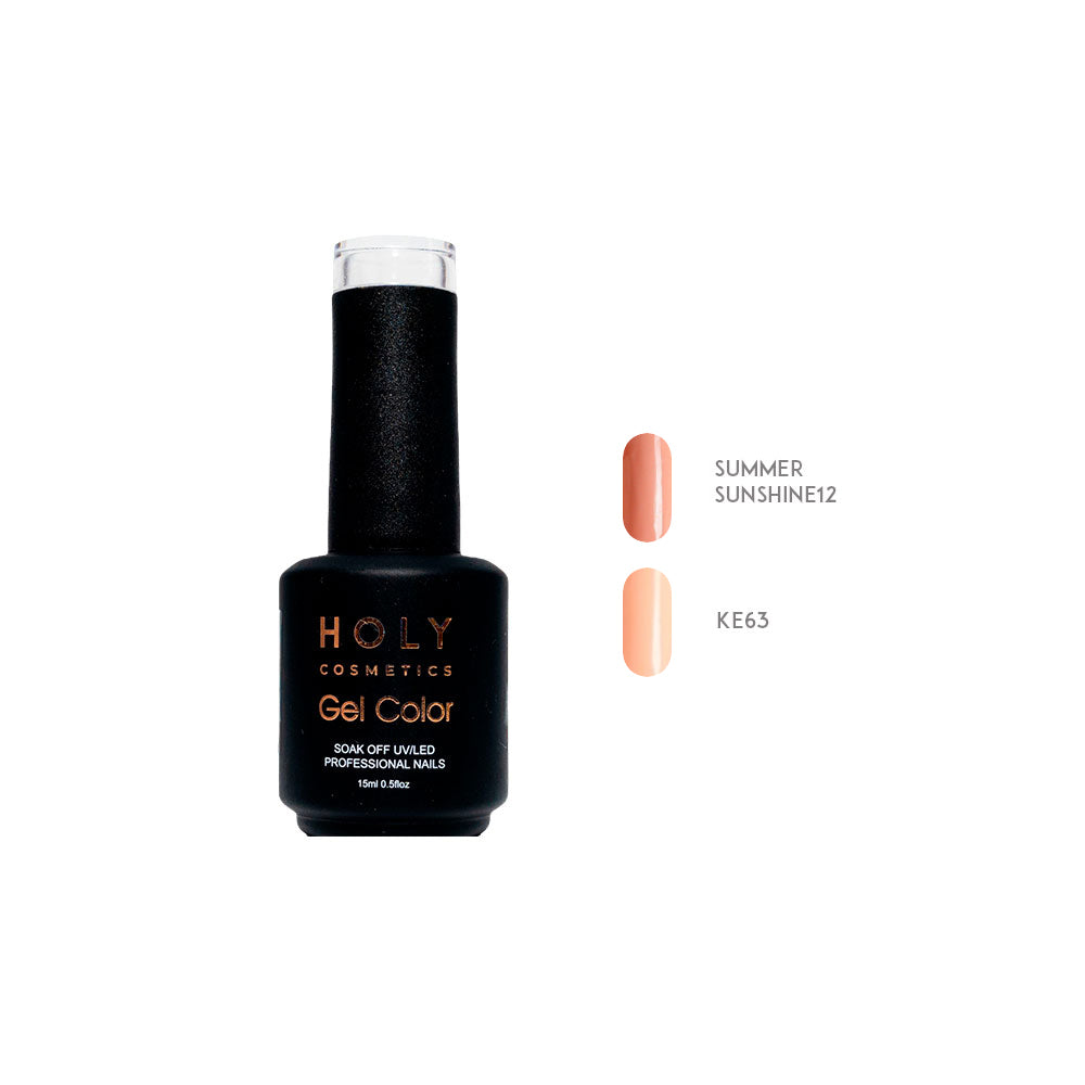 Esmalte Semipermanente Tonos Naranja 15Ml Holy