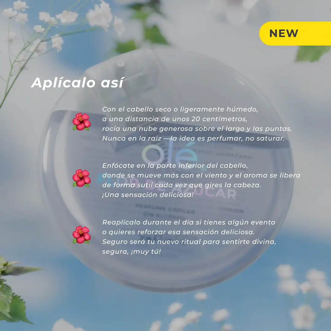 Perfume Capilar Flor de Azucar