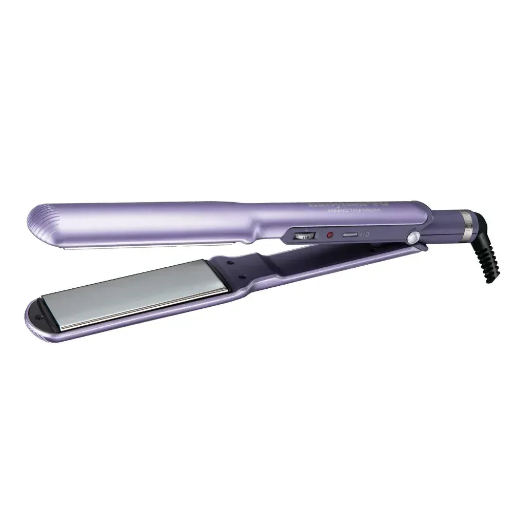 Plancha Babyliss Nano Titanium Ancha Lavanda 1"½