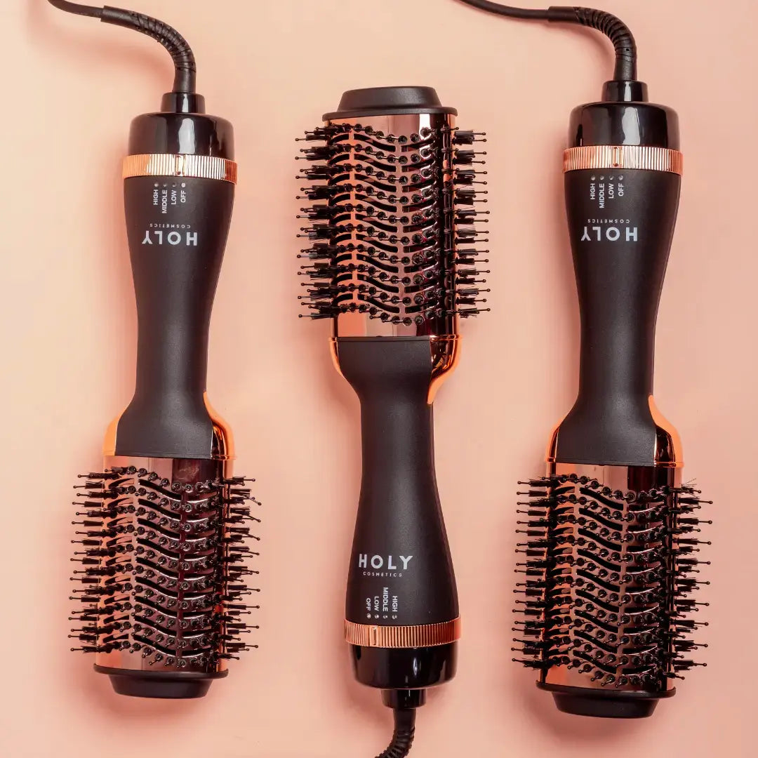 Cepillo Secador Oro Rosa Holy
