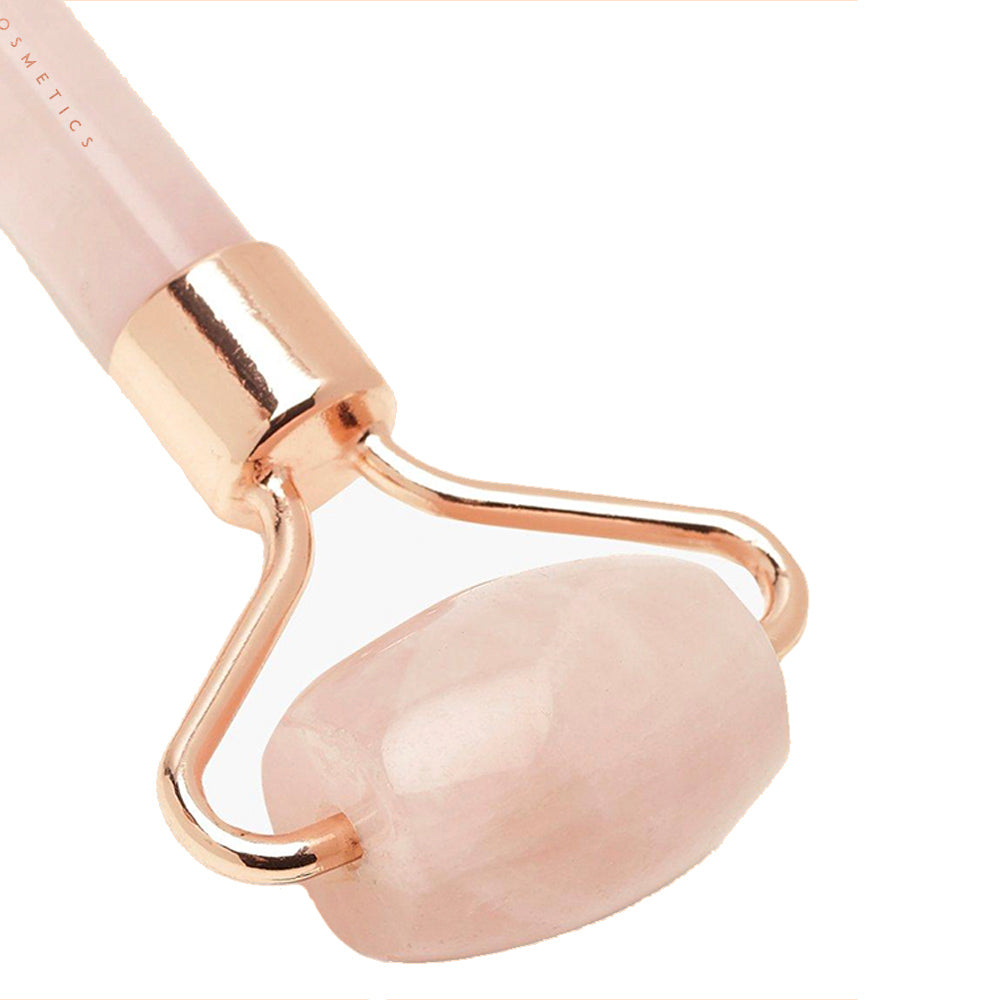 Rodillo Facial de Cuarzo Rosa Holy