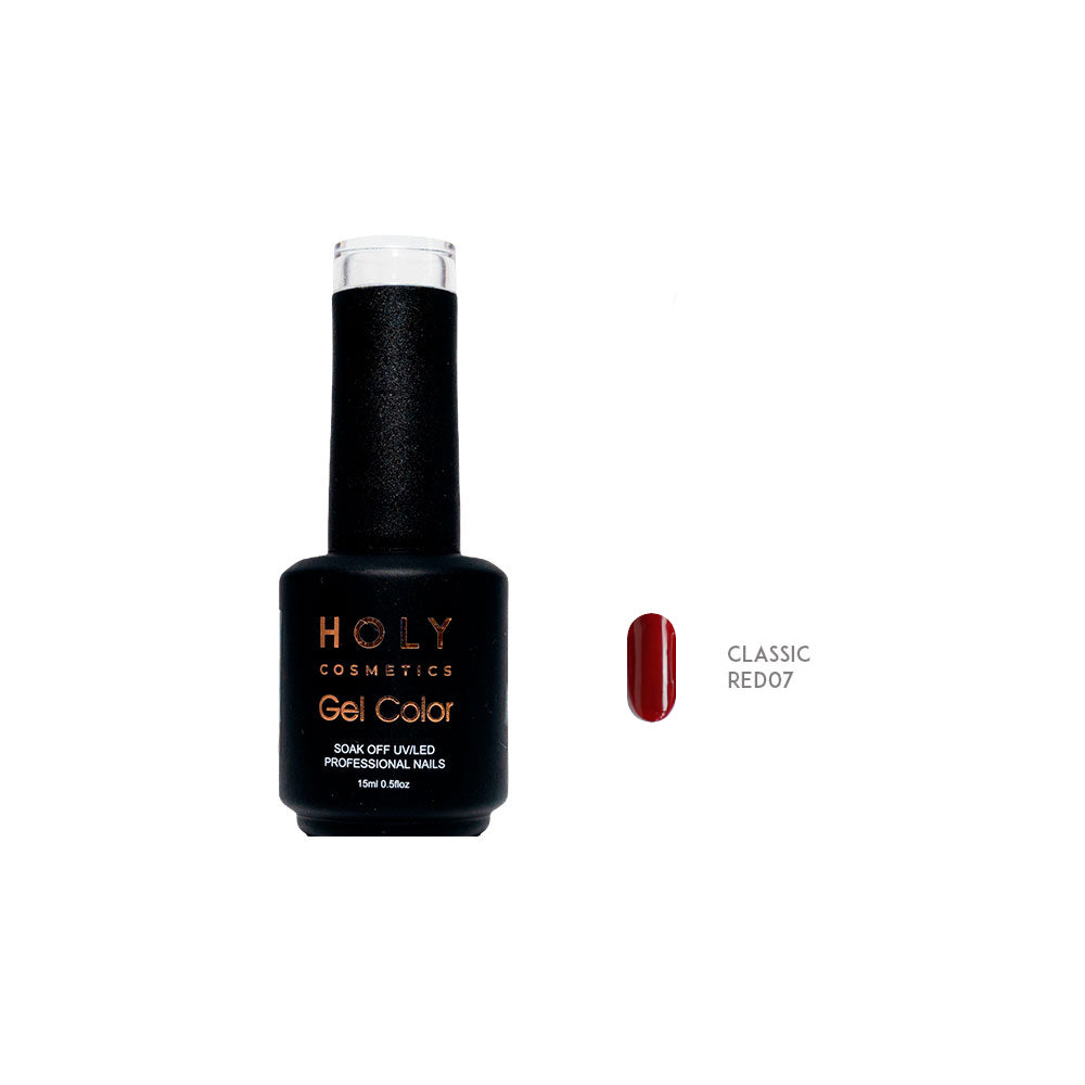 Esmalte Semipermanente Tonos Rojo 15Ml Holy