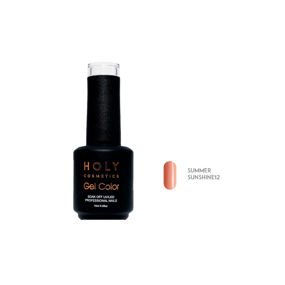 Esmalte Semipermanente Tonos Naranja 15Ml Holy
