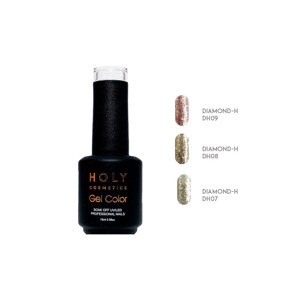 Esmalte Semipermanente Tonos Glitter 15Ml Holy