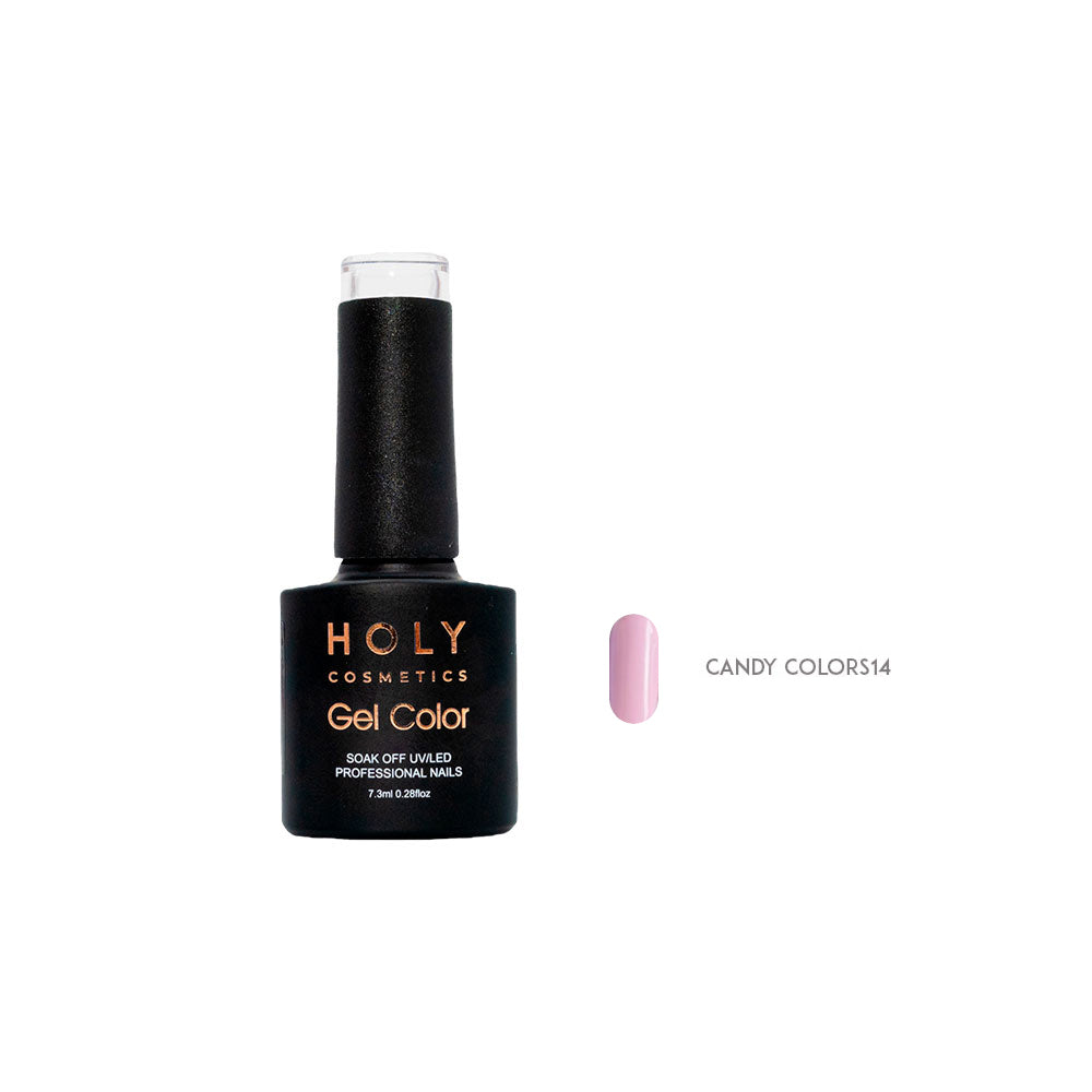 Esmalte Semipermanente Tonos Rosa Pastel 7.3Ml Holy