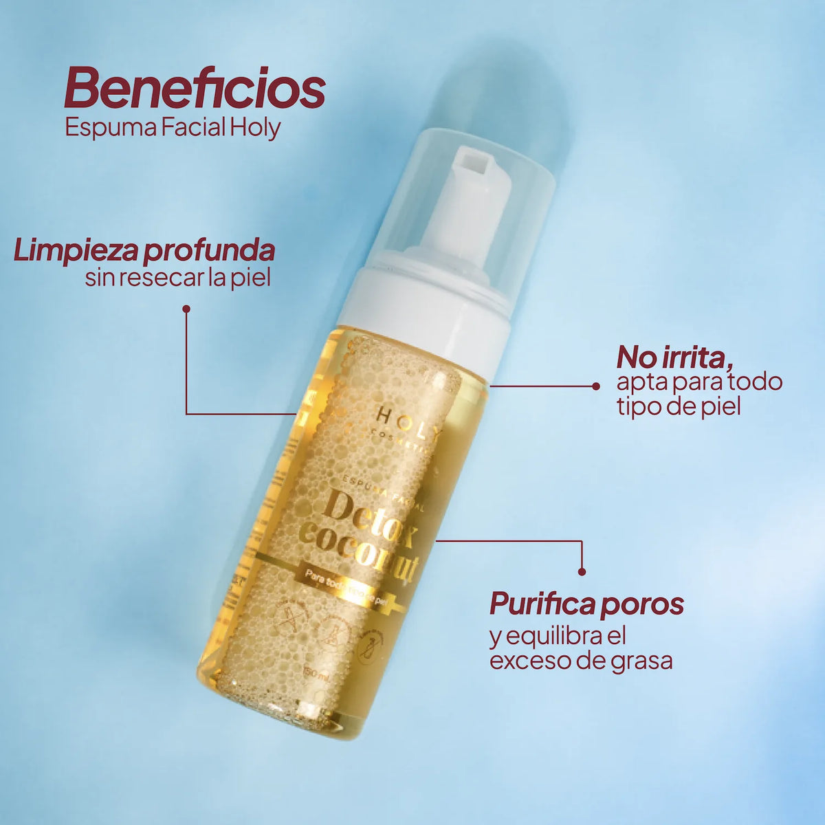 Espuma Facial Limpiadora Detox Coconut - Gallery 3