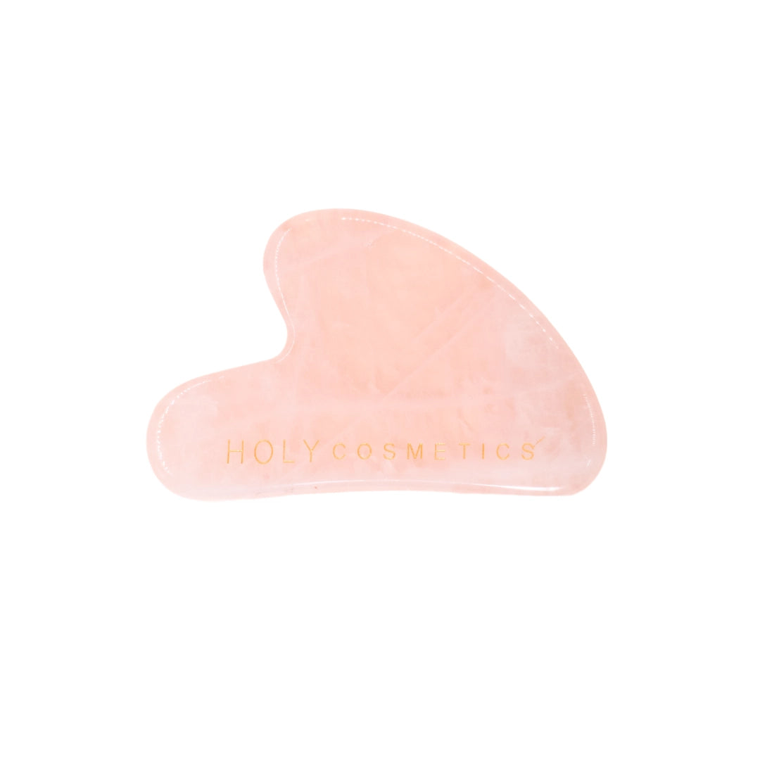 Gua Sha Facial de Cuarzo Rosa Holy