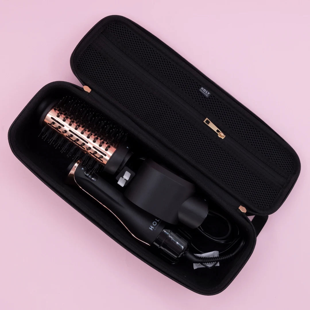 promoción cepillo secador para el cabello y estuche para el cepillo secador holy