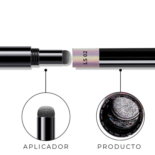 Lápiz con Efecto Espejo para Uñas - Dorado - Secondary