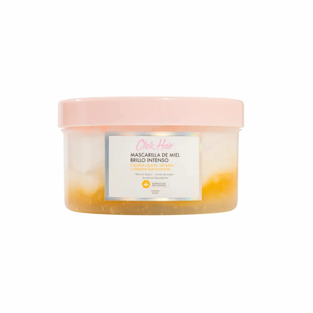 Mascarilla Capilar con Miel para Brillo y Reparación Natural