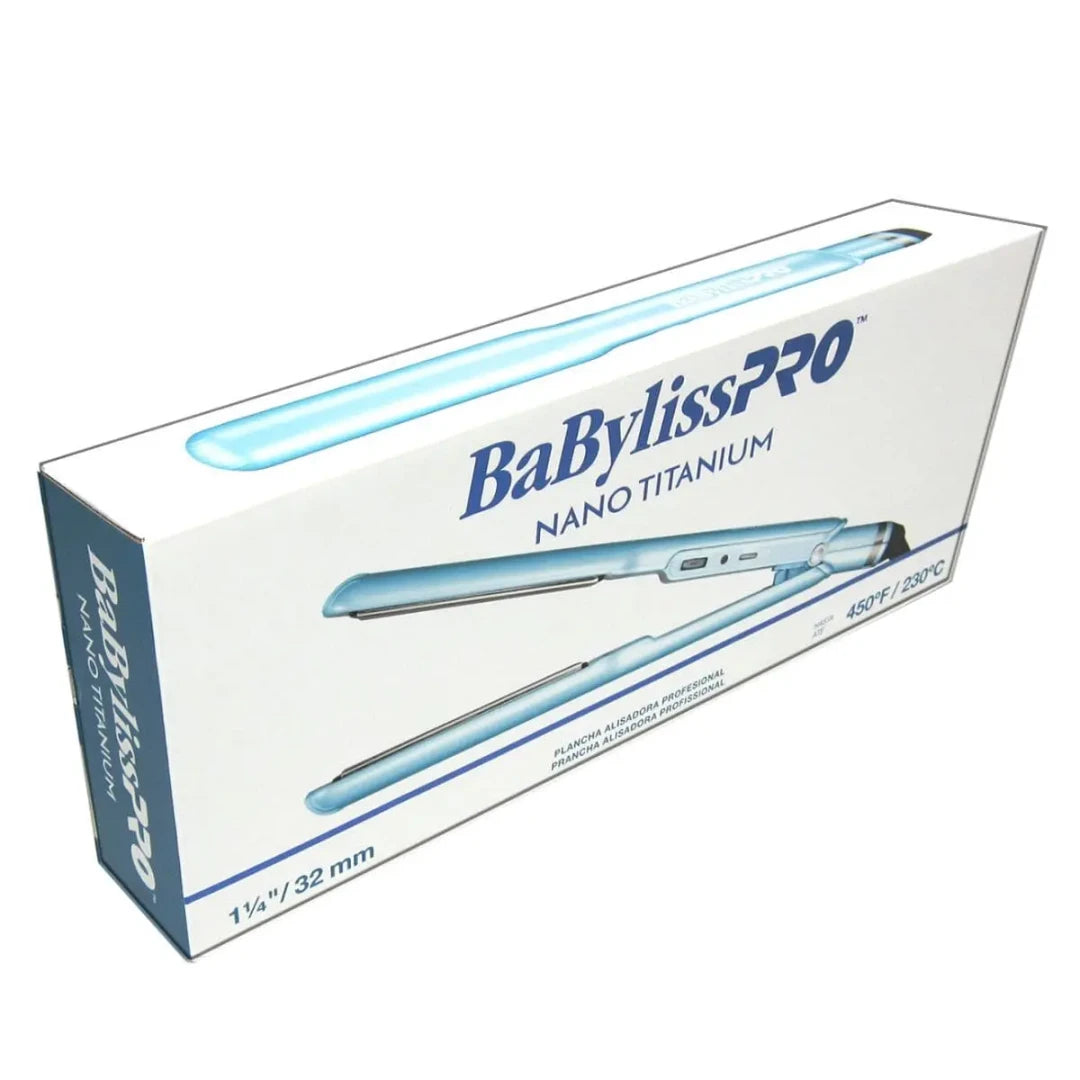 Plancha Babyliss Analoga Nano Titanium Azul 1″¼