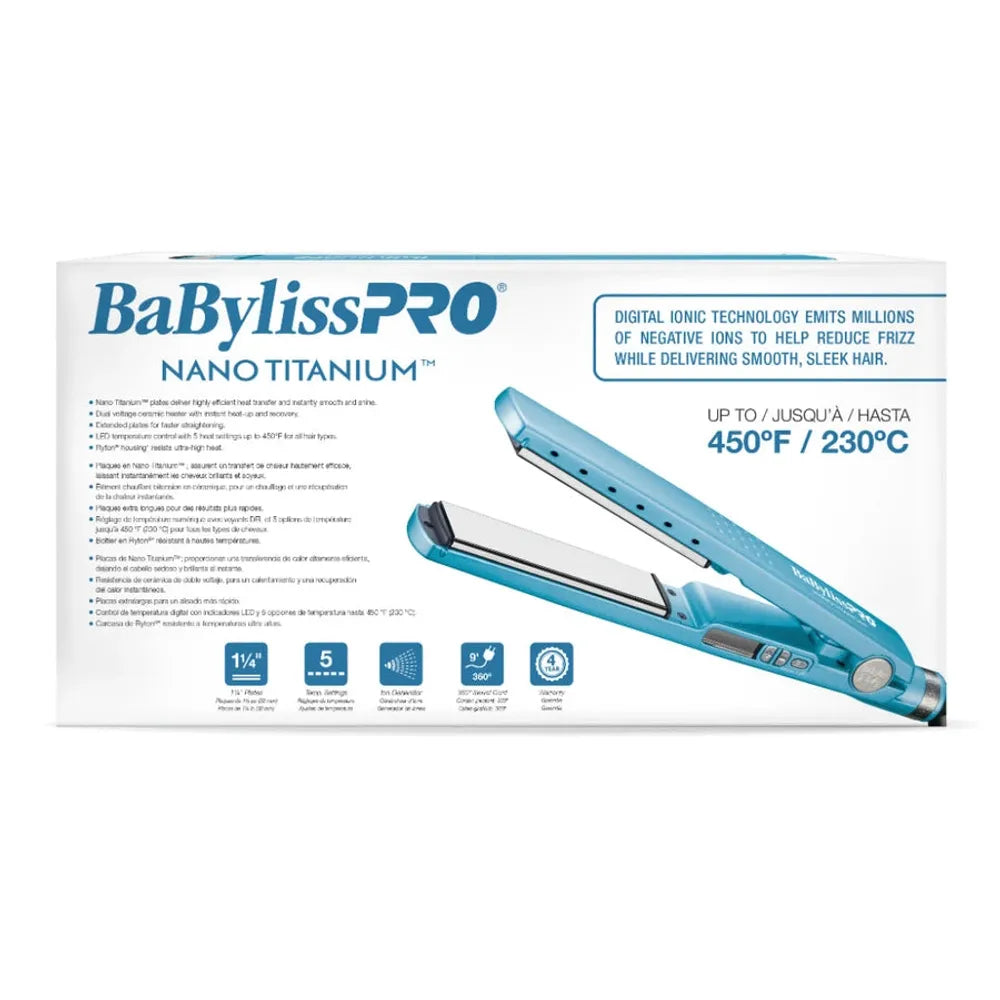 Plancha Profesional Babyliss Digital Azul 1″¼