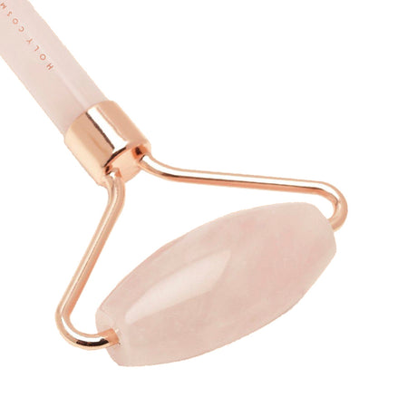 Rodillo Facial de Cuarzo Rosa Holy