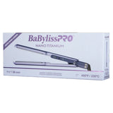 Plancha Babyliss Nano Titanium Ancha Lavanda 1"½