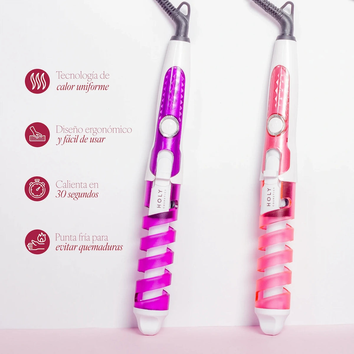 Rizador Espiral de Cabello para Rizos Definidos by Holy Cosmetics - Gallery 2