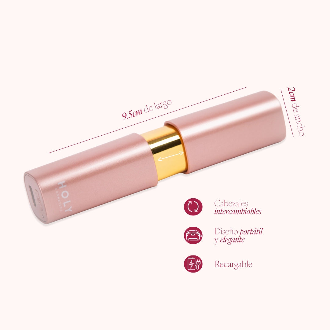 Muestra de la maquina depiladora facial 2 en 1