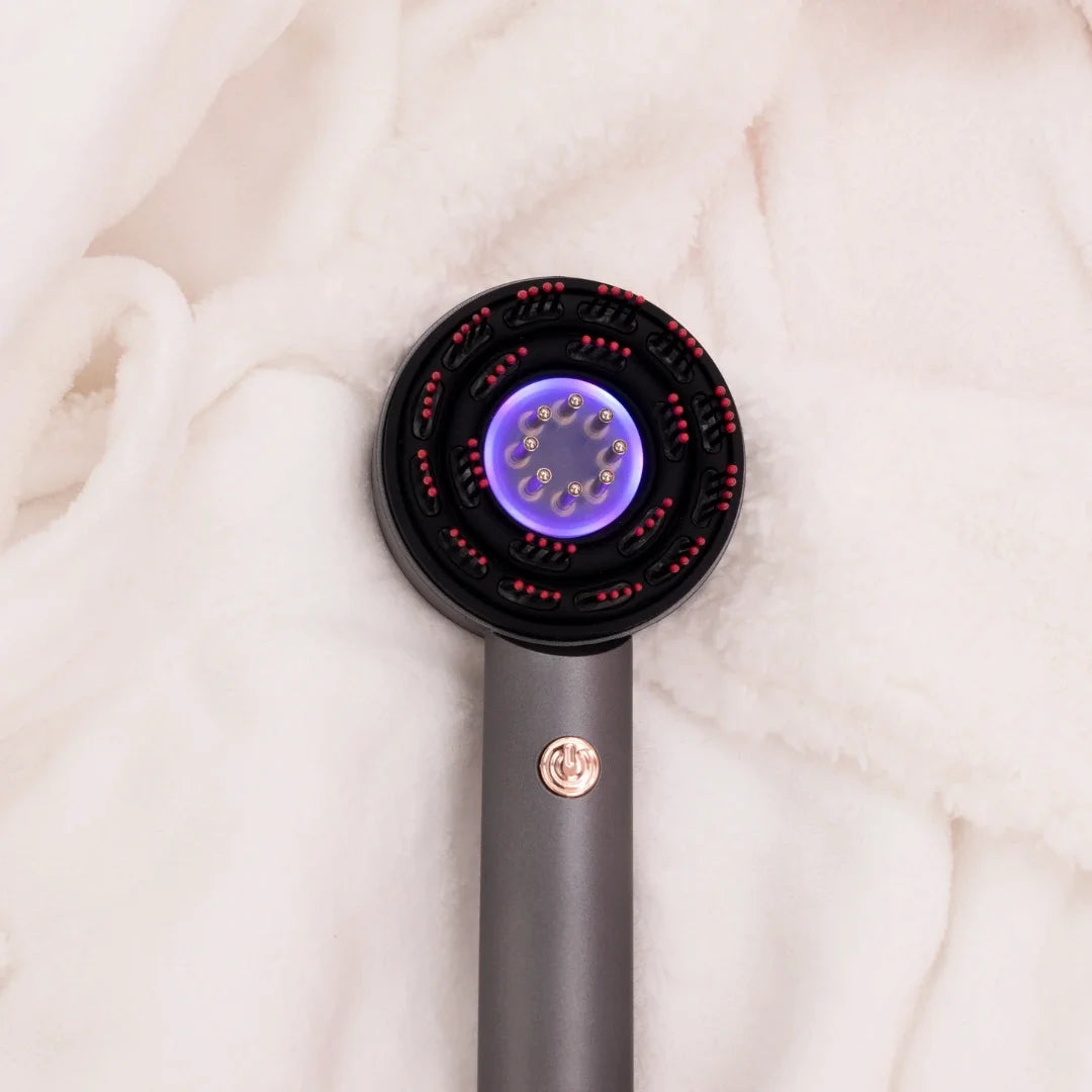 Cepillo Masajeador Capilar Eléctrico – Estimulador de Crecimiento