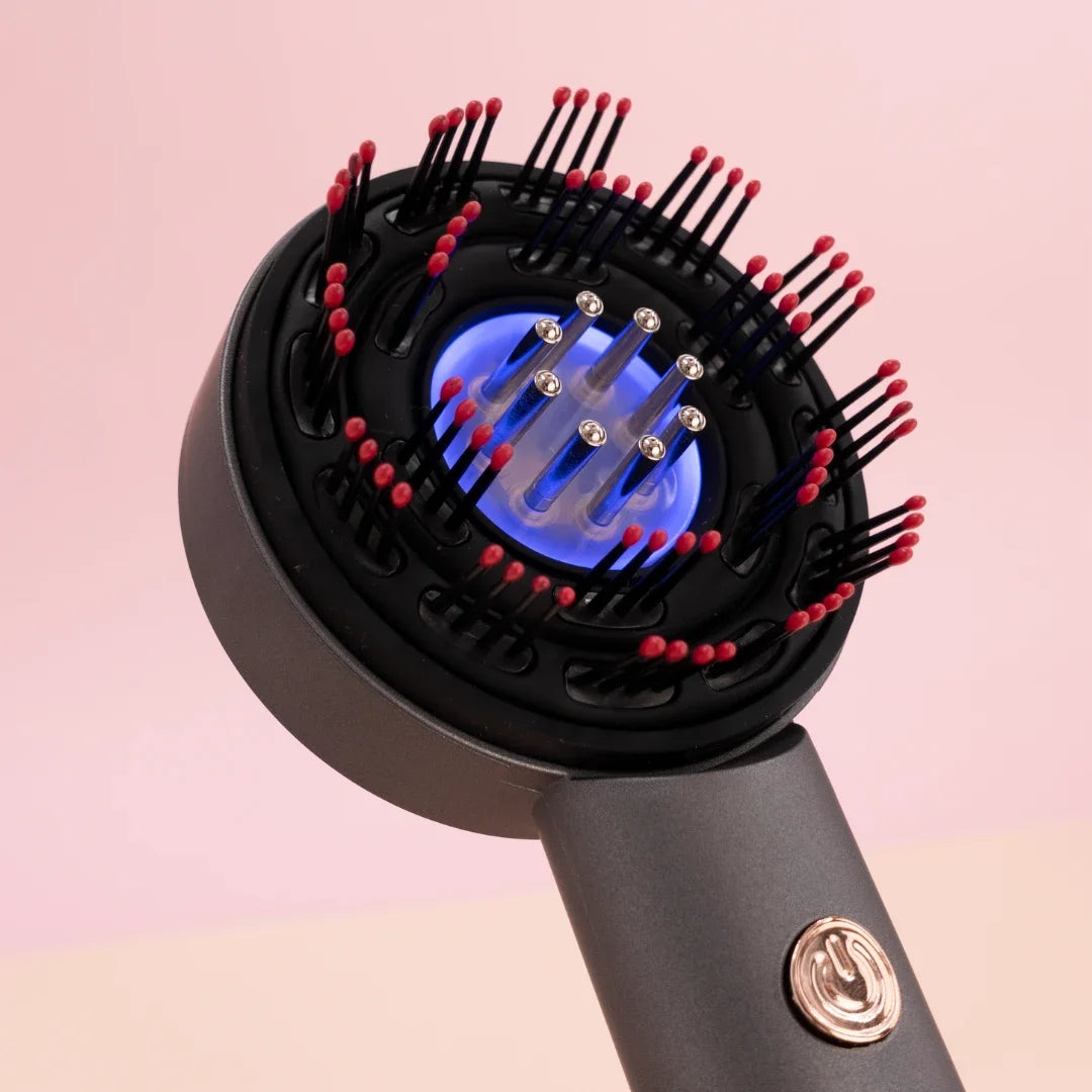 Cepillo Masajeador Capilar Eléctrico – Estimulador de Crecimiento