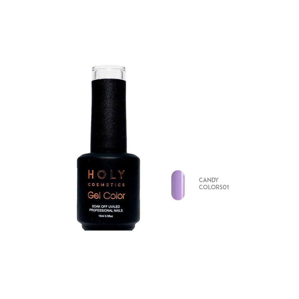 Esmalte Semipermanente Tonos Morado 15Ml Holy