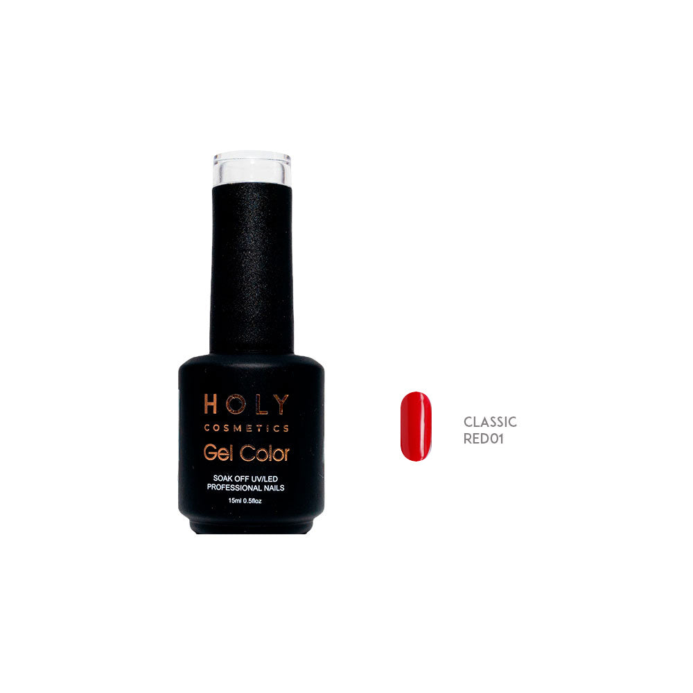 Esmalte Semipermanente Tonos Rojo 15Ml Holy