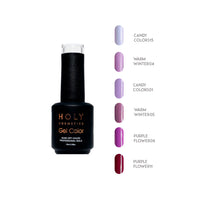 Esmalte Semipermanente Tonos Morado 15Ml Holy