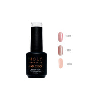 Esmalte Semipermanente Tonos Rosa con Brillo 15Ml Holy