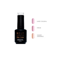 Esmalte Semipermanente Tonos Rosa Pastel 15Ml Holy