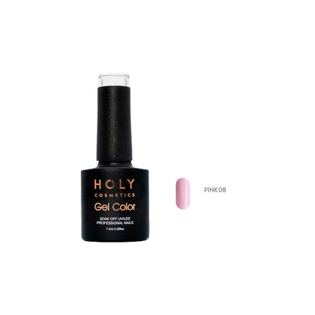 Esmalte Semipermanente Tonos Rosa Pastel 7.3Ml Holy