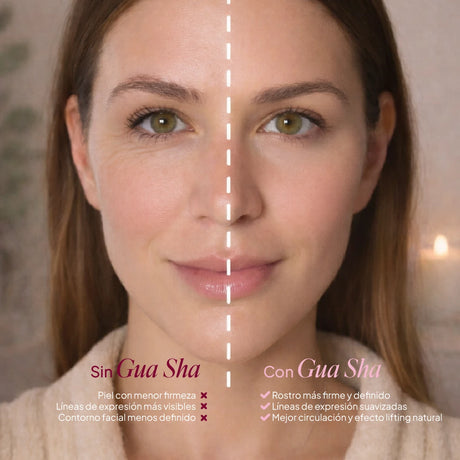 Gua Sha Facial de Cuarzo Rosa Holy