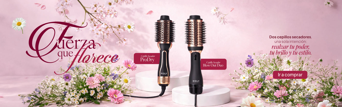 Colección de cepillos secadores para el cabello Mes de la Mujer Holy Cosmetics