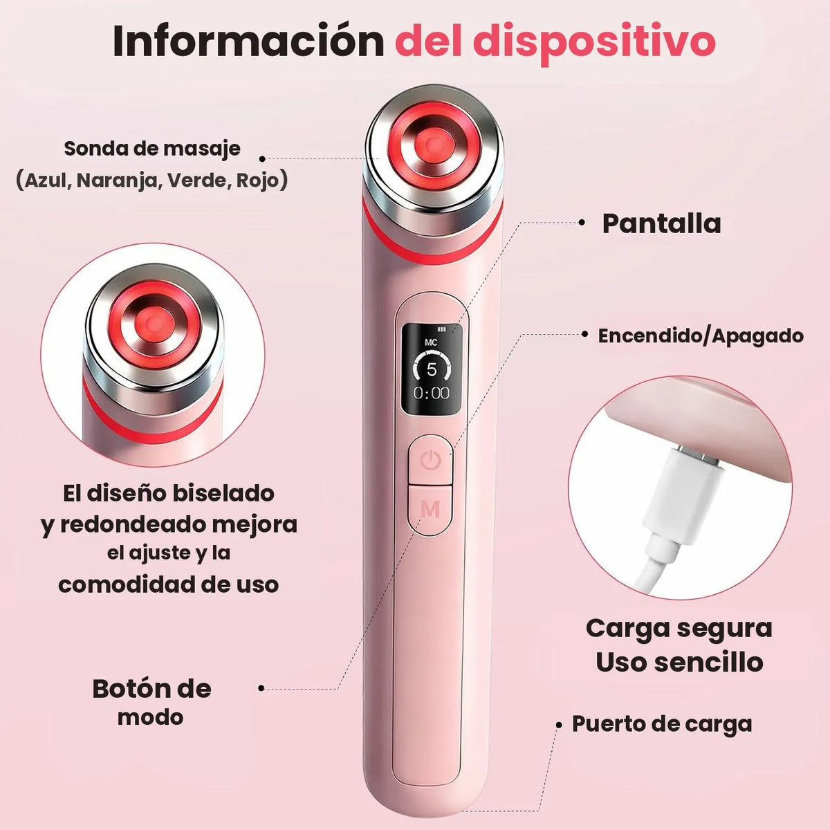 Dispositivo Facial Beauty Skin 4 en 1 - Gallery 3
