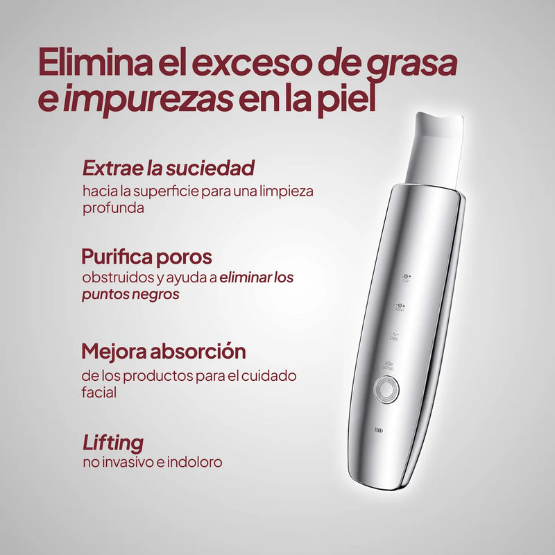 Limpiador Facial Skin Scrubber Luxury Ultrasónico para Puntos Negros - Image 2