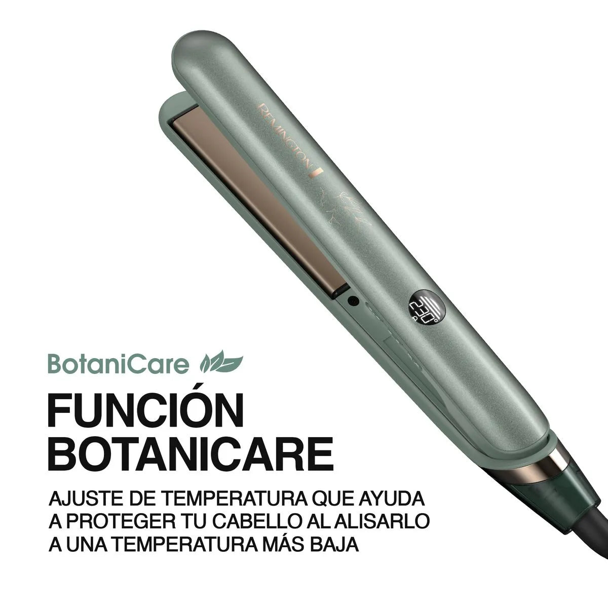 Plancha Remington Botanicals con Extractos Naturales