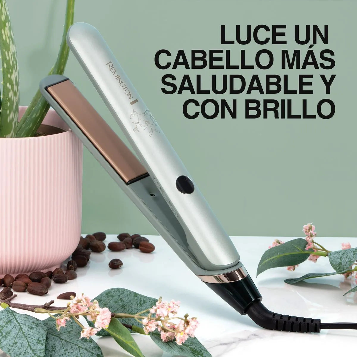 Plancha Remington Botanicals con Extractos Naturales