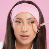 Rodillo Facial de Cuarzo Rosa Holy