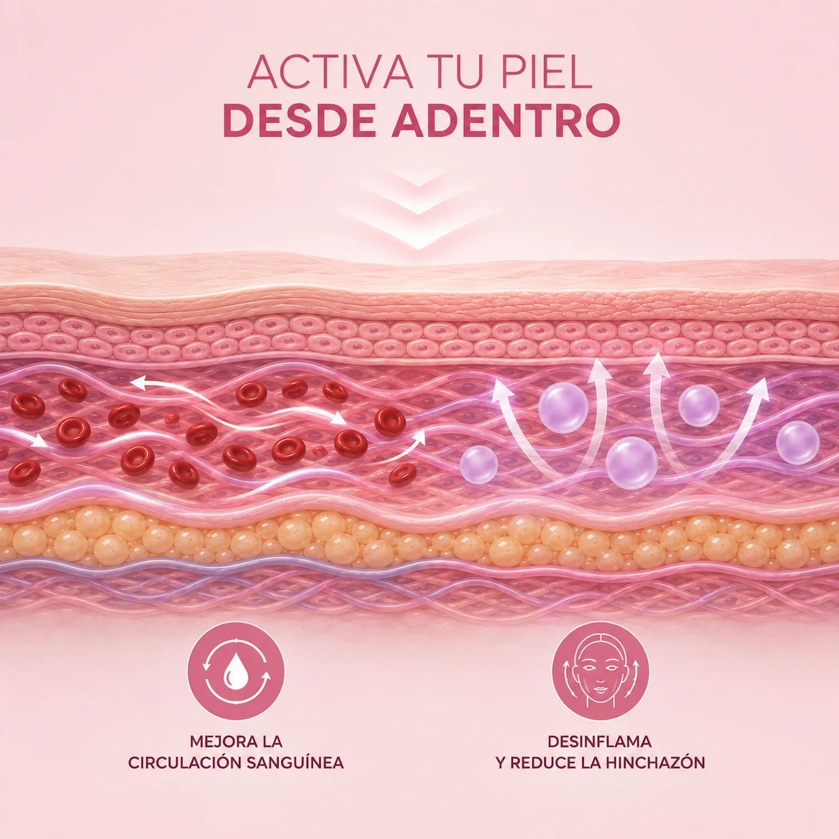 Rodillo Facial de Cuarzo Rosa Holy - Gallery 3