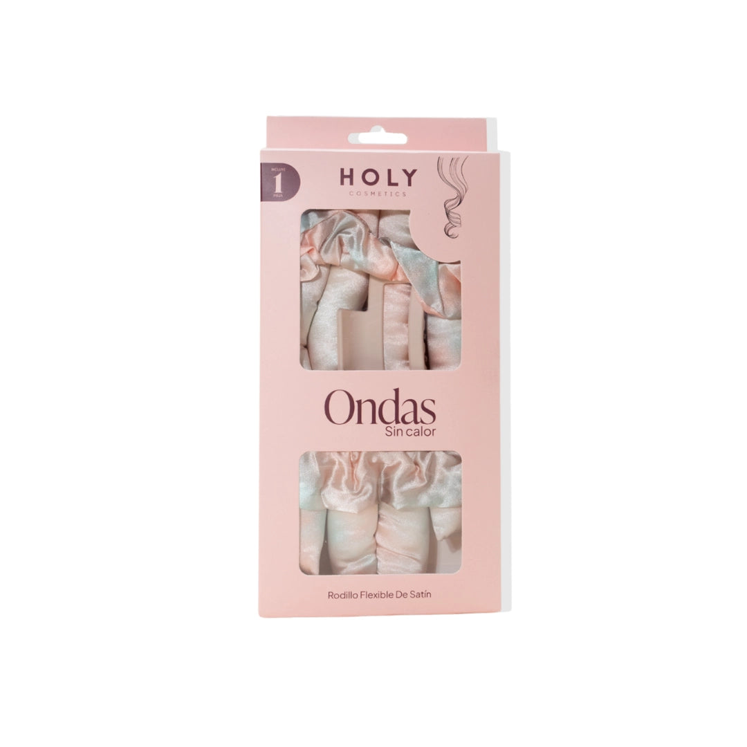 Ondas Sin Calor Rodillo Flexible de satin Holy