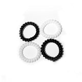 Set De Moñas Espiral Para Cabello x4 Mix